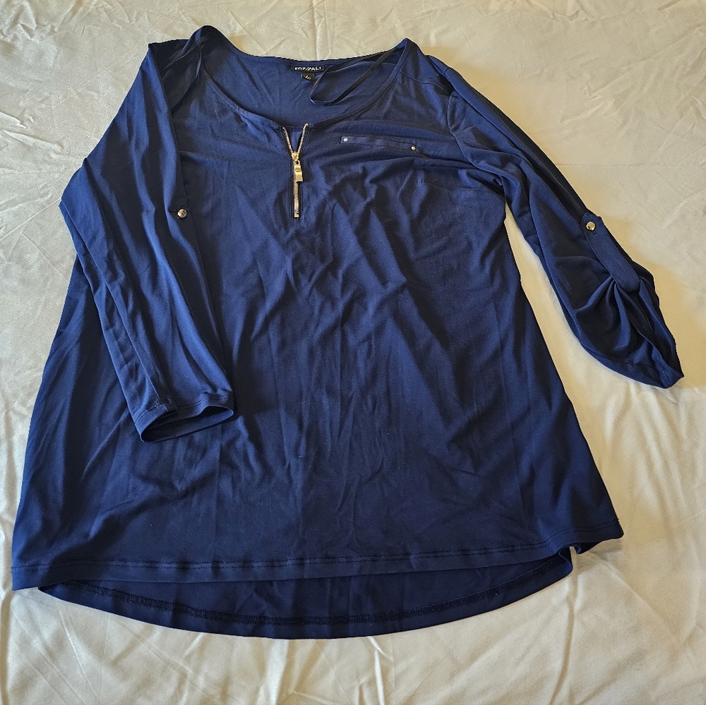 Women's Navy Blue Top